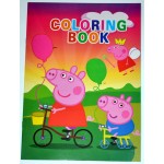 Lipdukų-spalvinimo knygelė Peppa Pig